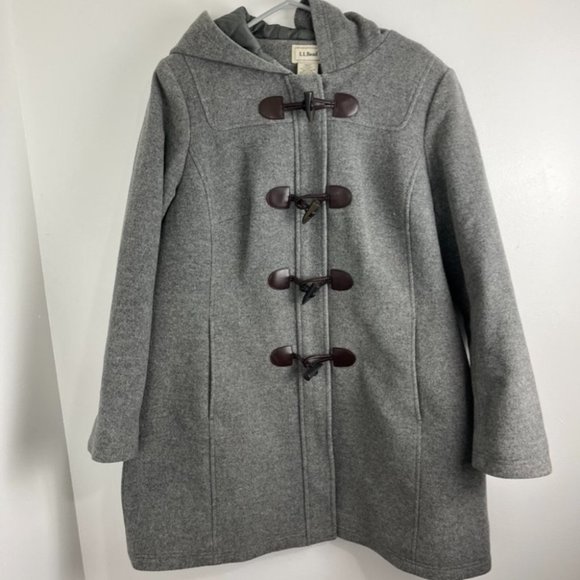 L.L. Bean Gray Toggle Ski Jacket - Picture 1 of 11